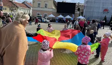 Miskolci Egészségnap - gyermekprogramokon az óvodások.