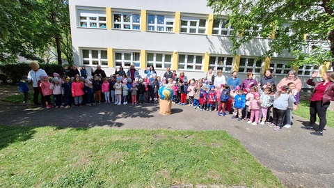 Föld napi játszótér a MIÓVI Diósgyőri Tagóvodájában