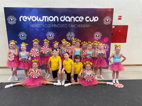 MIÓVI Pitypang Tagóvodánk Nyuszi csoportja sikerei a Revolution Dance Cup Nemzetközi Minősítő Táncversenyen