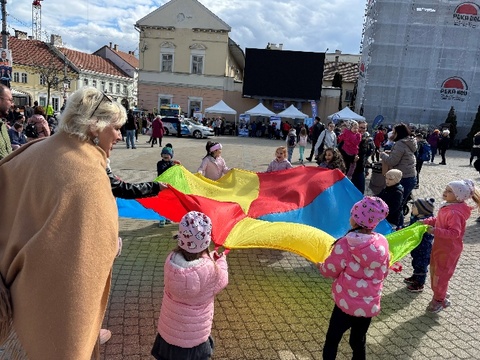 Miskolci Egészségnap - gyermekprogramokon az óvodások.